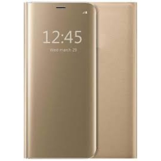 CAPA FLIP CLEAR VIEW IPHONE 11 PRO MAX 6.5" DOURADO